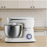 Міксер-тестоміс Hoffmans HM‑8080 6L 1200W потужний професійний кухонний агрегат для тіста та кремів